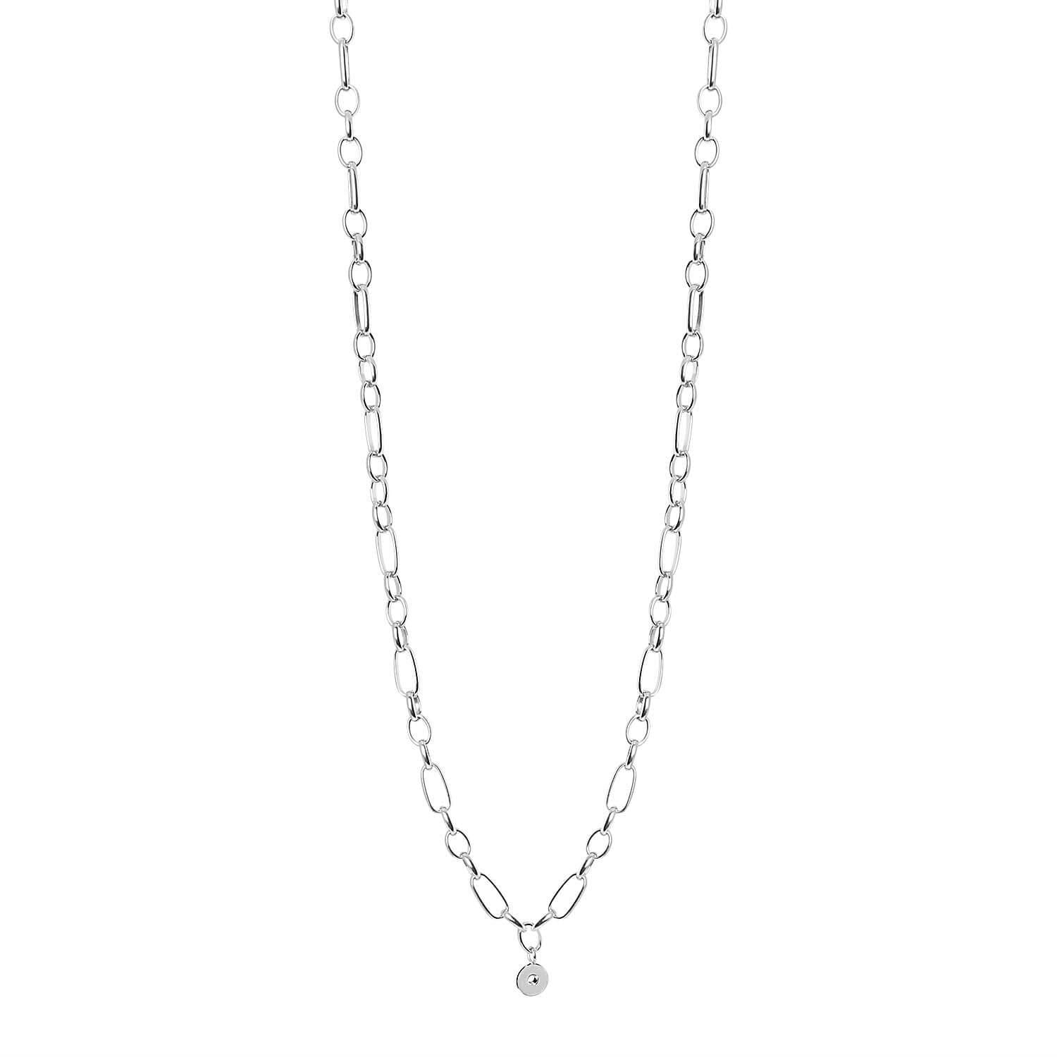 Amoa Silver Necklace- 61.5cm