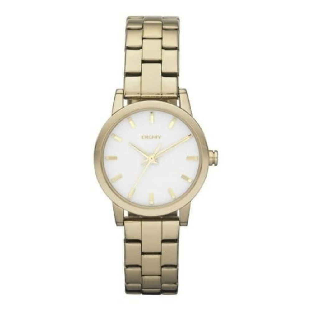 Ladies Gold Plated Watch With Crystals