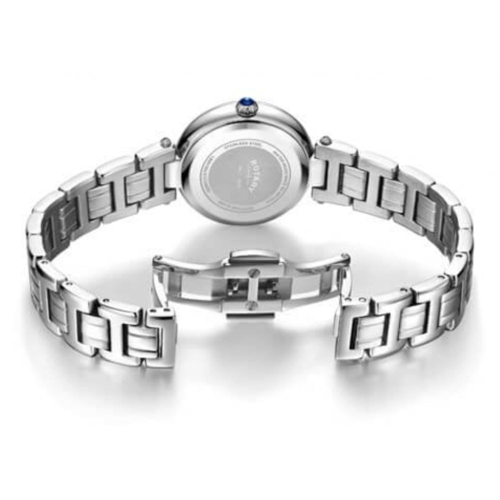 Stainless Steel Case Blue Dial & Bracelet Strap Ladies Kensington Watch