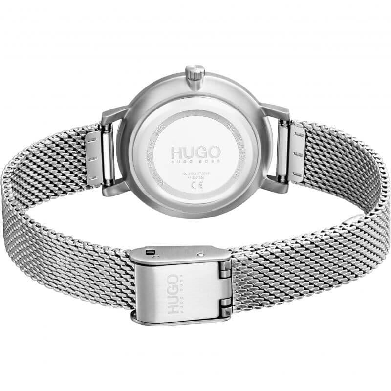 CHERISH Silver Dial & Mesh Bracelet Strap Womens Watch