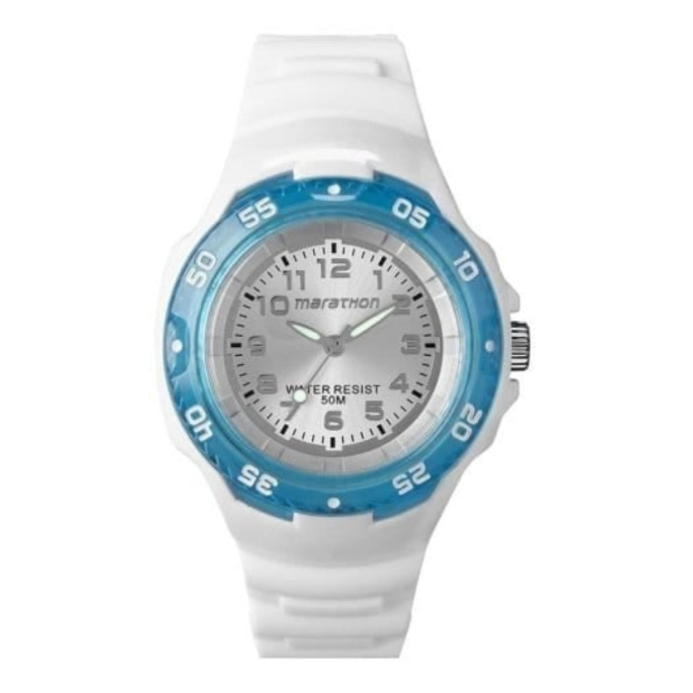Ladies Marathon White Jelly Strap Watch