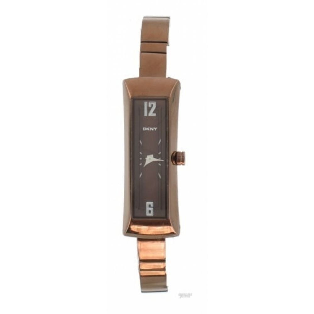 Ladies Brown IP Plated Bracelet Watch