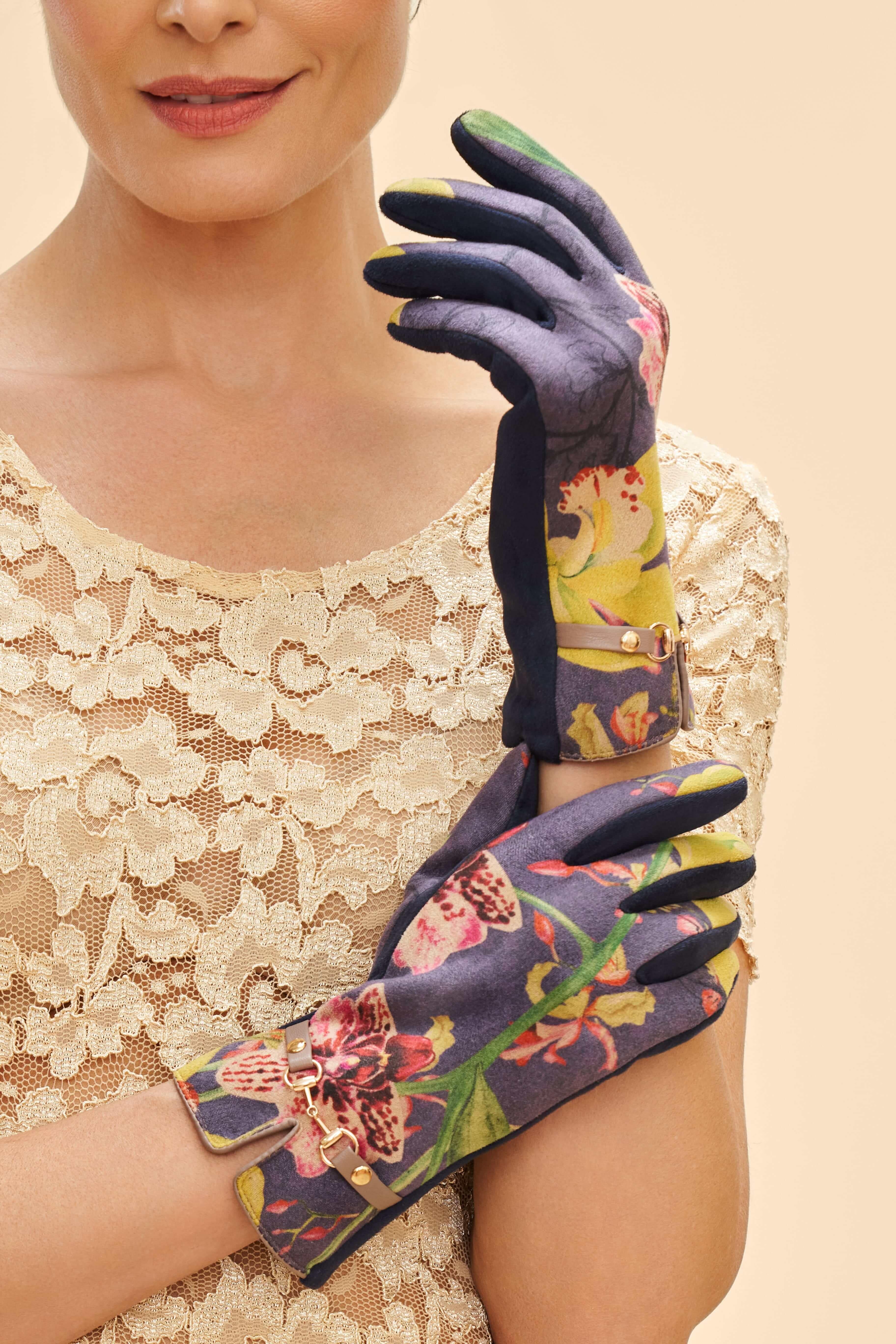 Kylie Gloves - Exotic Evening, Ink