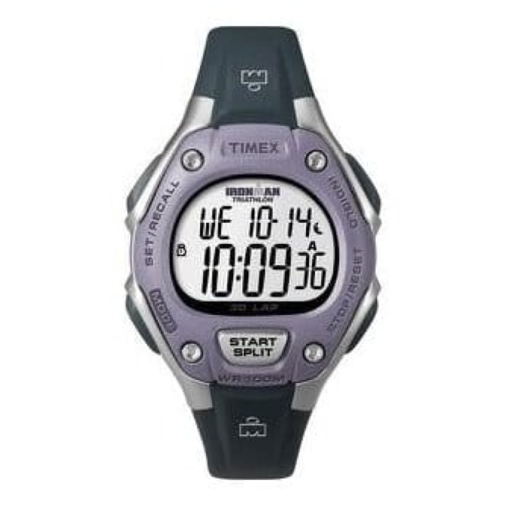 Ladies Ironman Blue Resin Digital Strap Watch