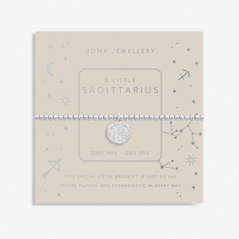 Star Sign A Little 'Sagittarius' Silver Plated Bracelet