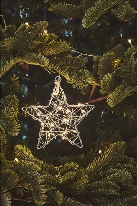 Hanging Wire Star (Silver)
