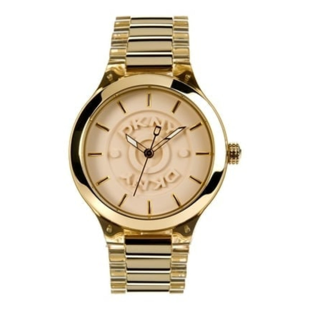Classic Gold And Clear Bracelet Watch