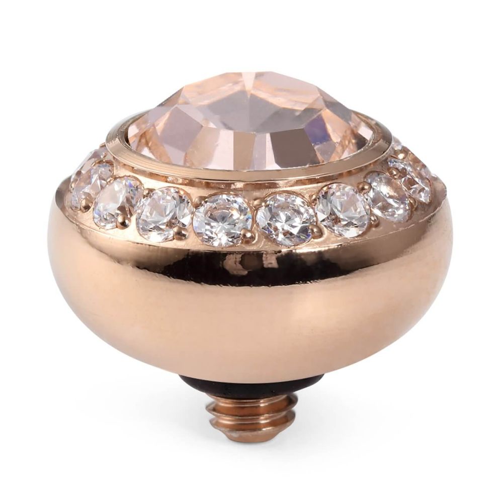 Tondo Deluxe (Rg/P) 10mm Gold Quartz Top