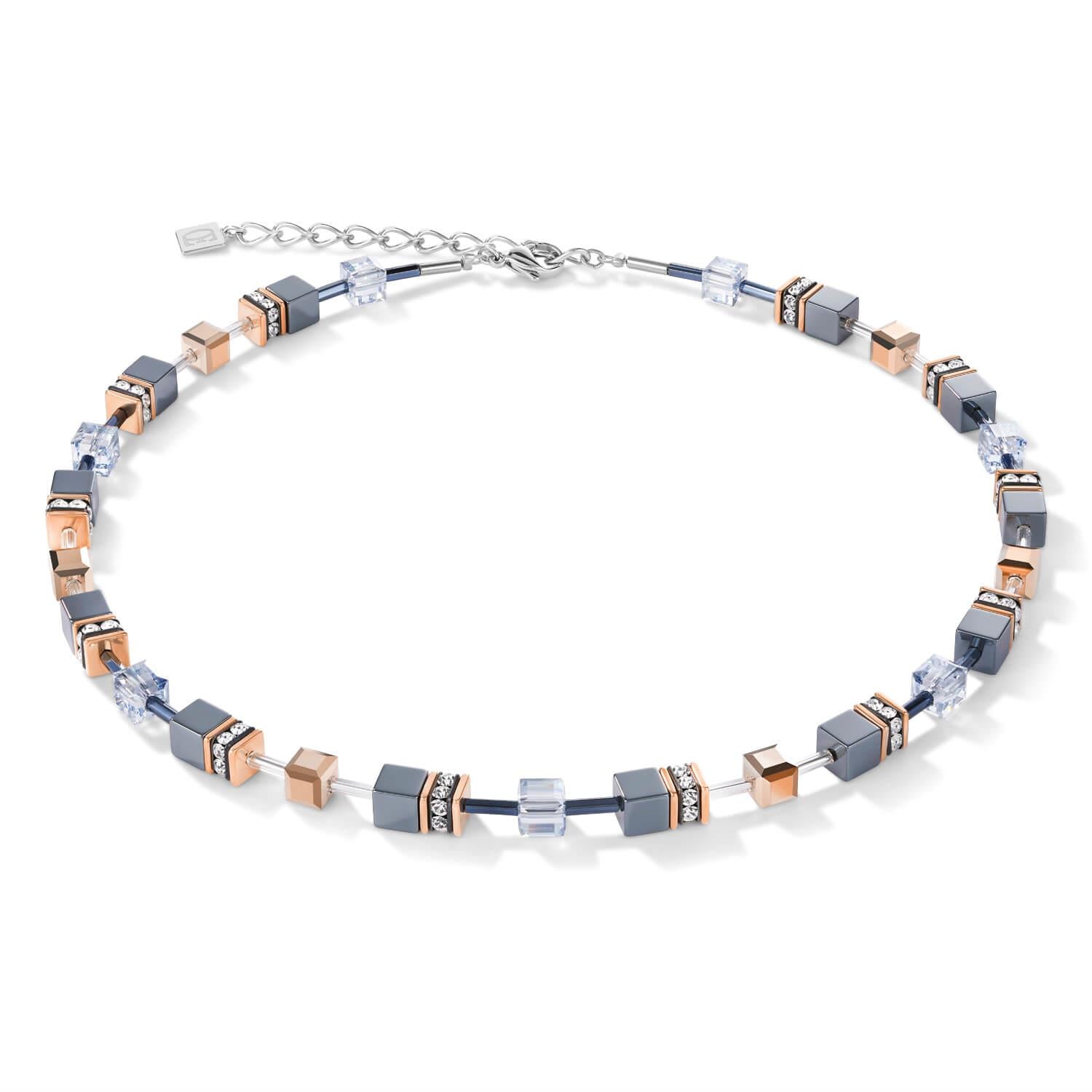 GeoCUBE Ice Blue Necklace