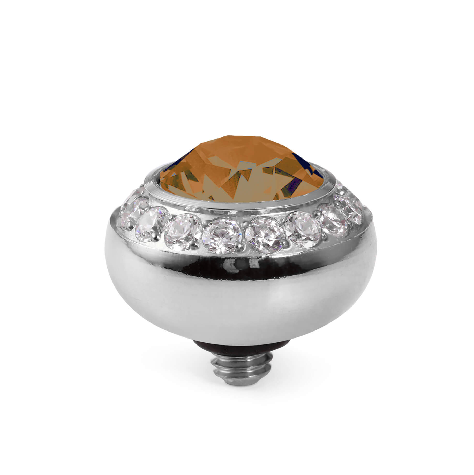 TONDO Deluxe (S/P) 10mm Light Smoked Topaz