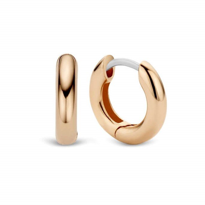 Rose Gold Plated Small Hoop Earrings