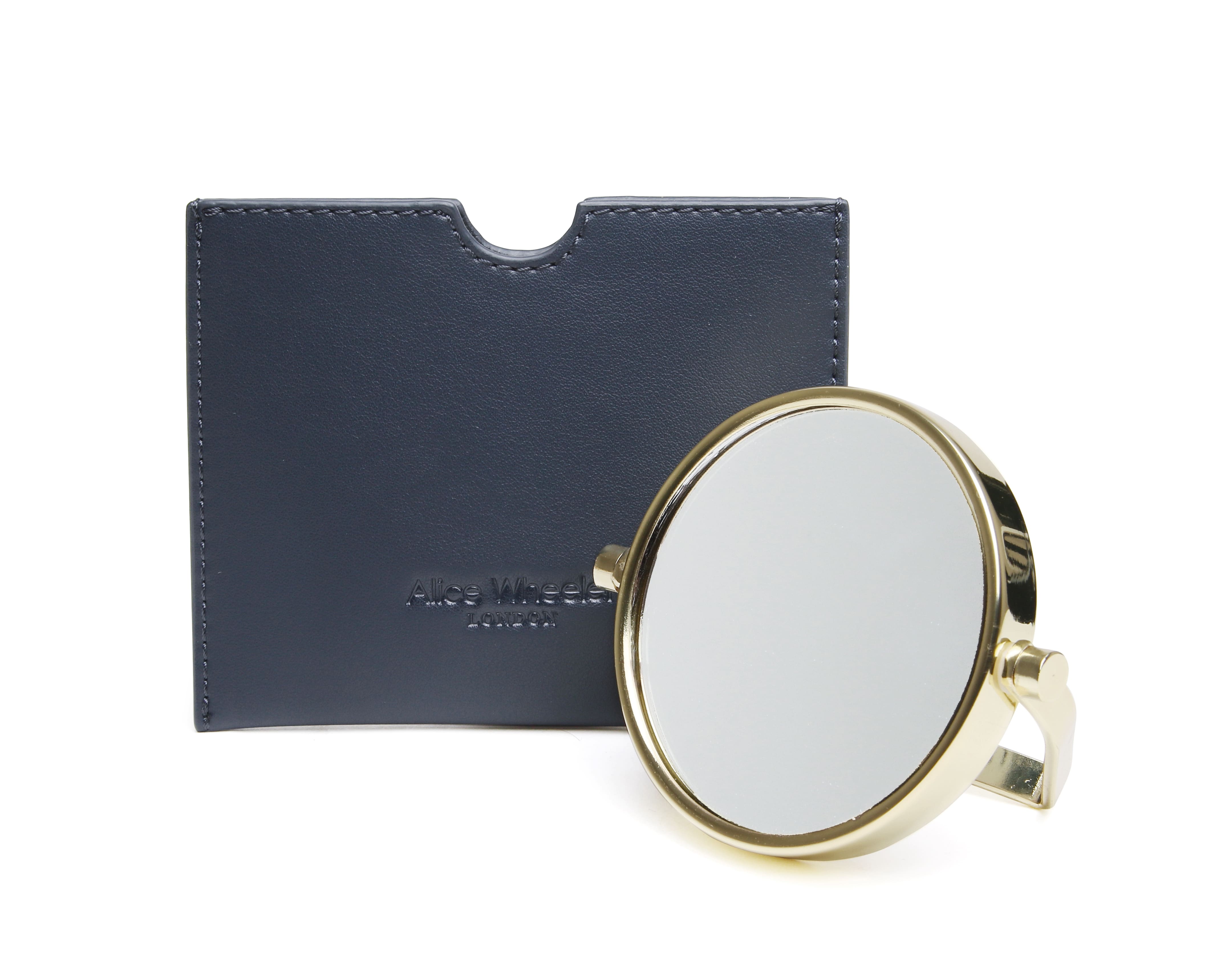 Venice Mirror & Pouch In Navy