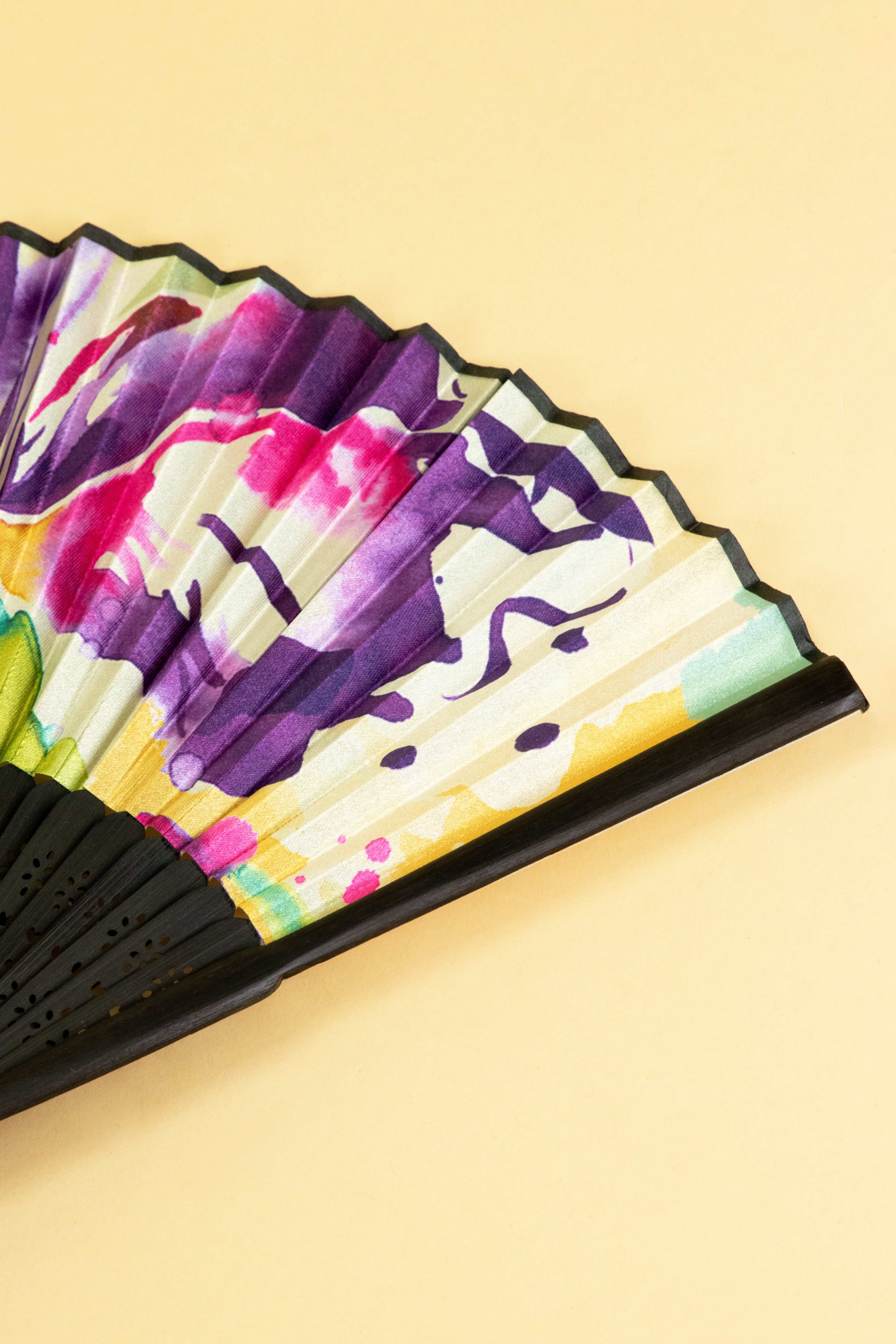 Iris Design Handheld Fan