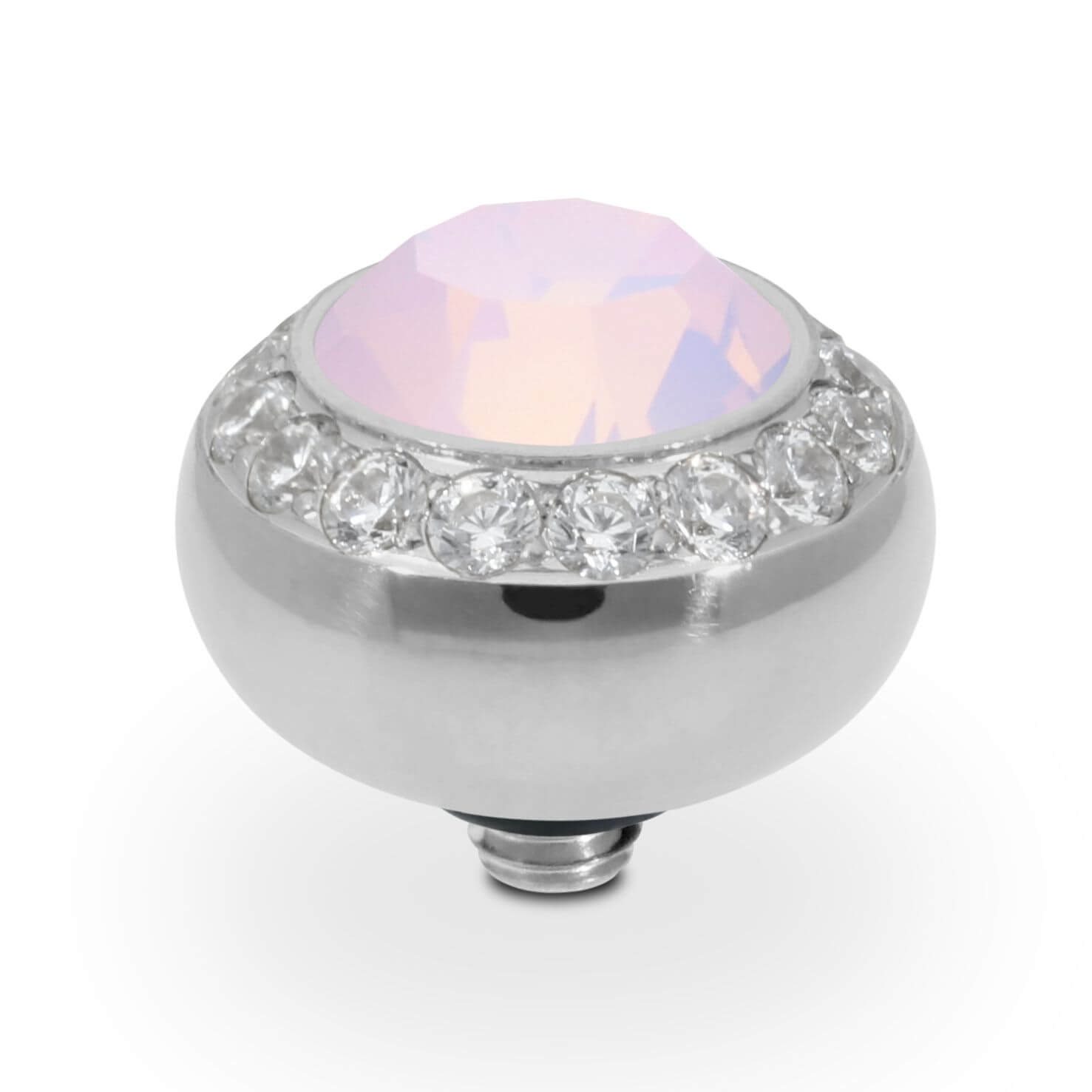 TONDO Deluxe (S/P) 10mm Rose Opal Ring Top