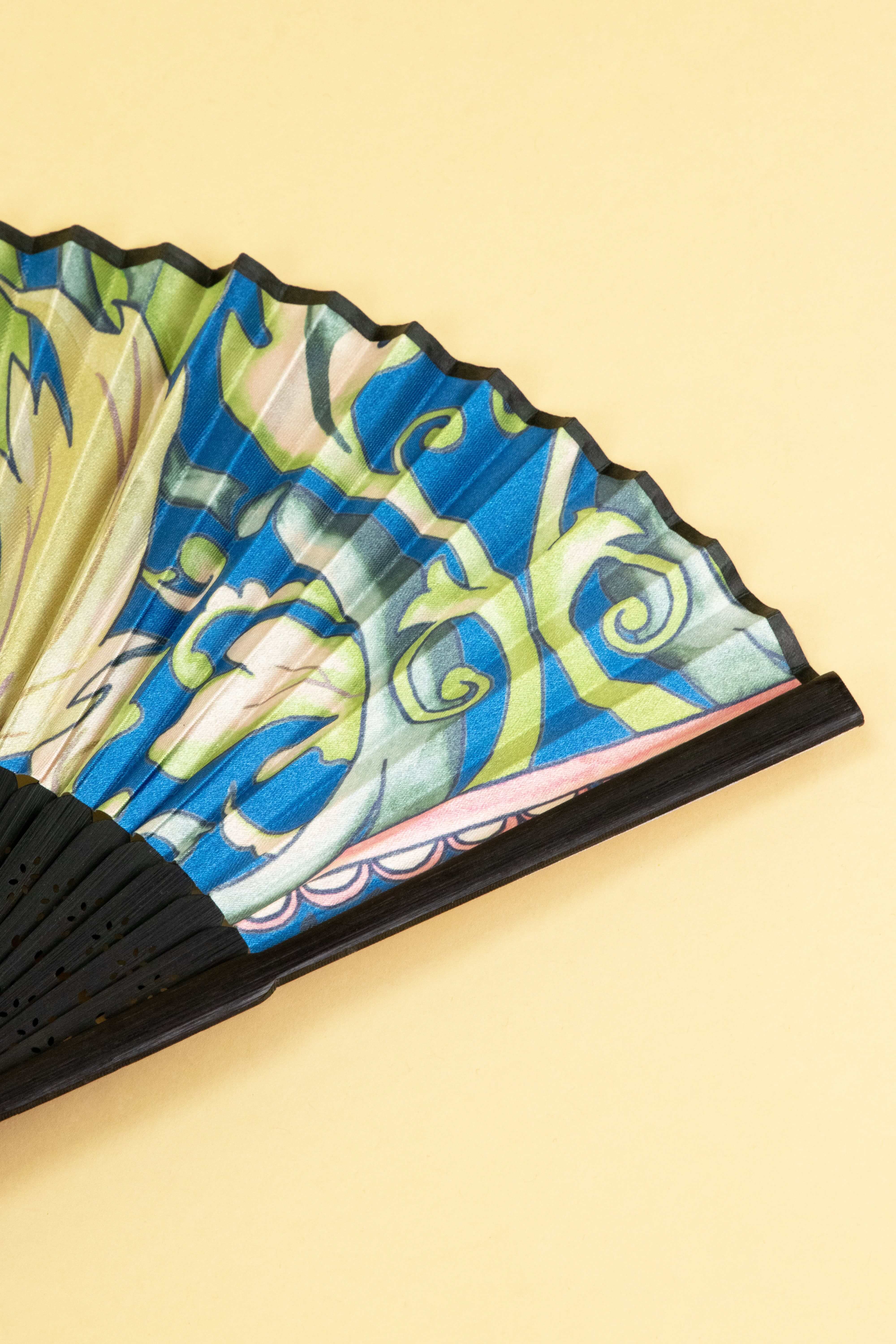 Decorative Damask Handheld Fan
