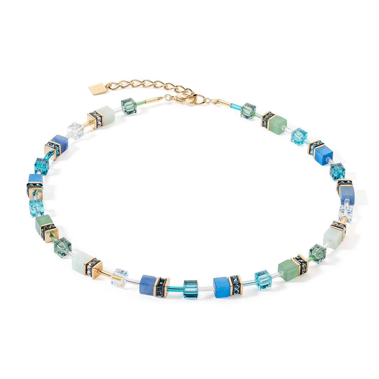 GeoCUBE Iconic Precious Green Turquoise Necklace