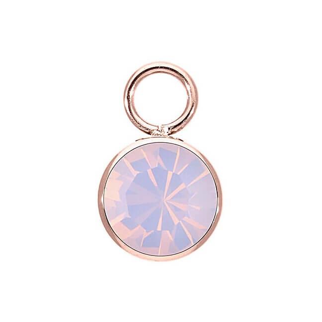 Rose Opal Charm BOTTONE 10mm (RG/P)