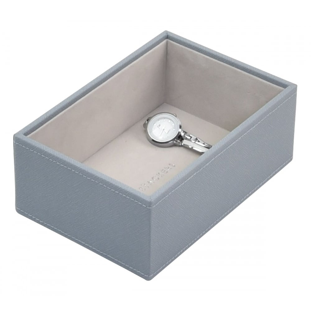 Dusky Blue & Grey Deep Open Mini Stacker