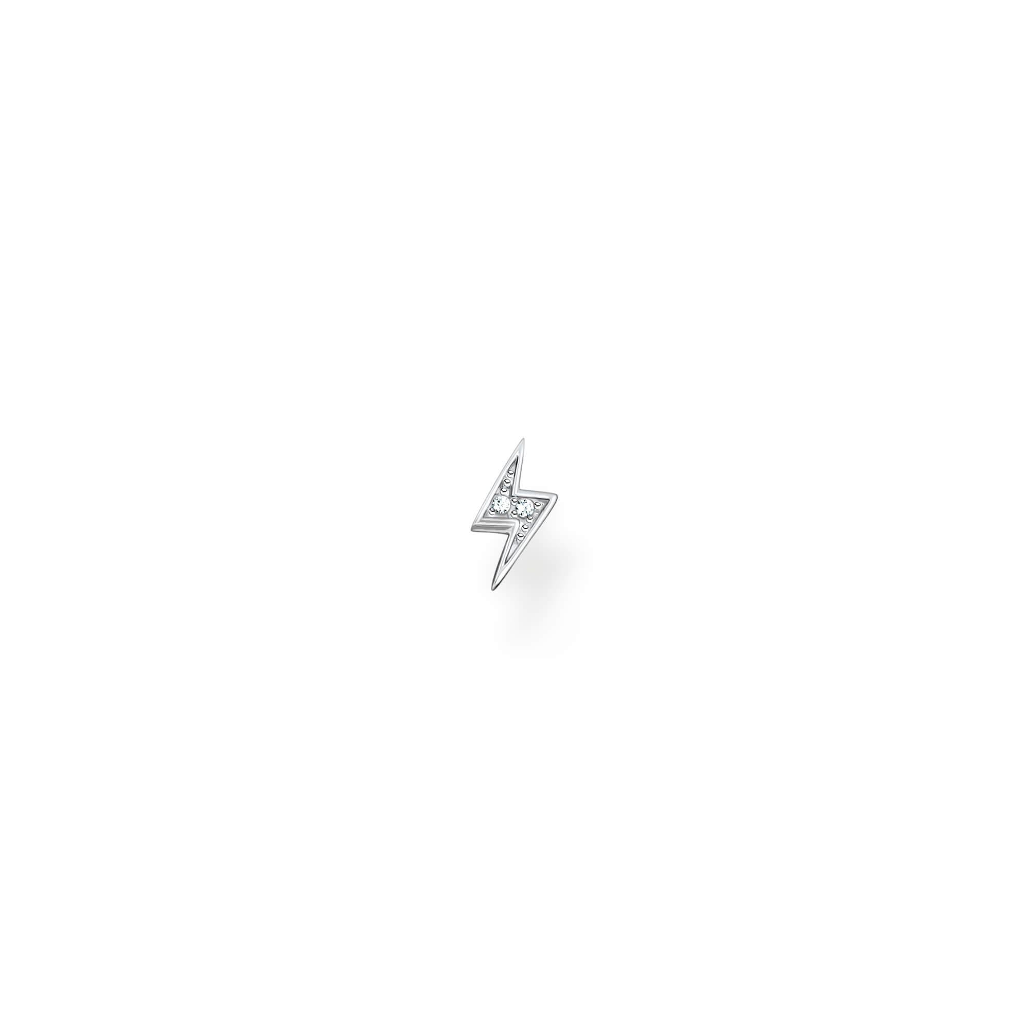 Single Ear Stud Flash With CZ