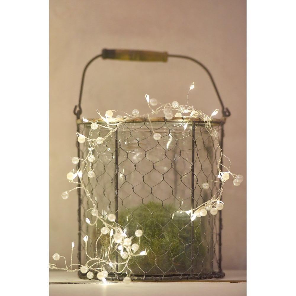 Pearl Cluster -Battery LED Light Chain