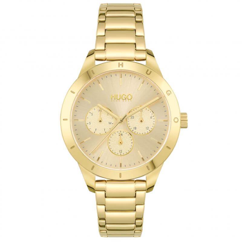 FRIEND Gold Dial & Bracelet Strap Womens Watch