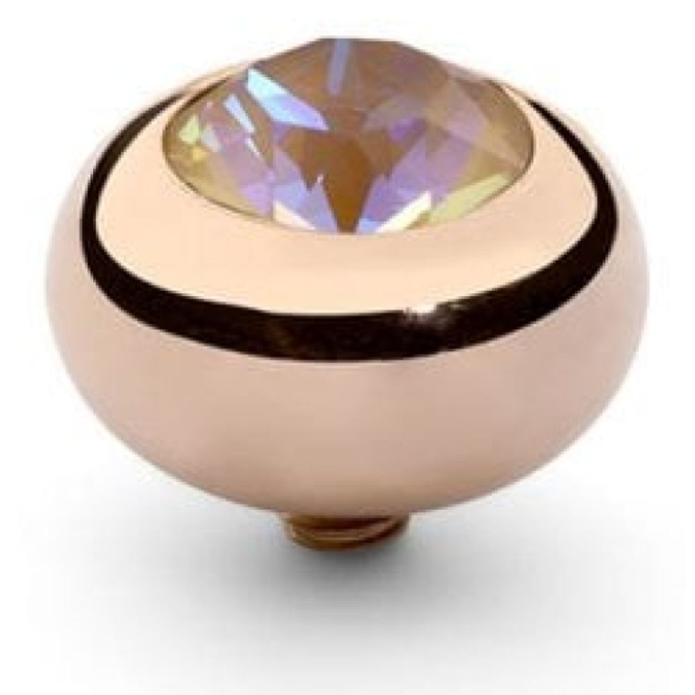 10mm Interchangeable Tondo Ochre Delite Crystal Top in RG