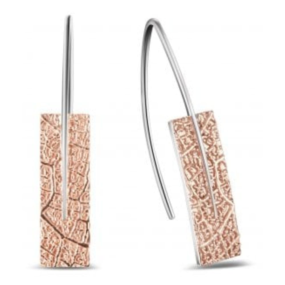 LEAF Earrings Rose Gold