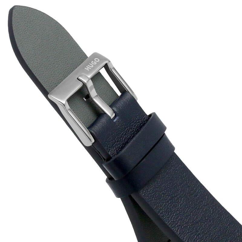 FIRST White Dial & Blue Leather Strap Gents Watch