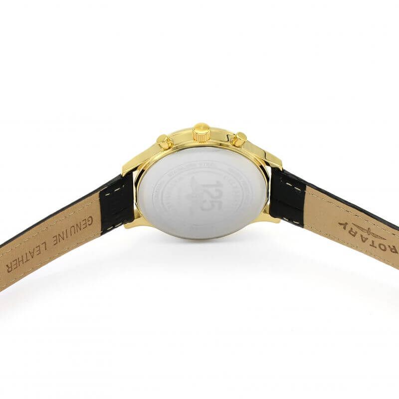 Avenger Gold PVD Watch White Dial