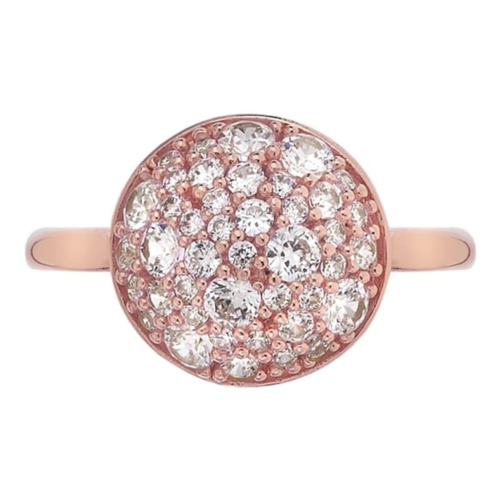 Bouquet Rose Gold Plated Sterling Silver Ring