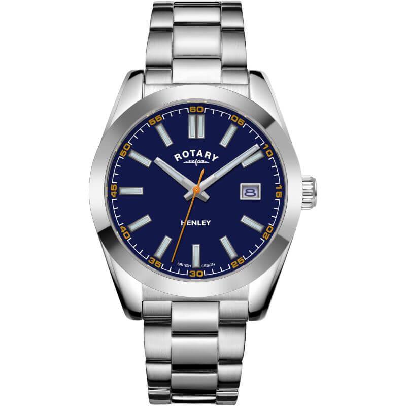 Henley Quartz Sapphire Blue Dial Gents Watch