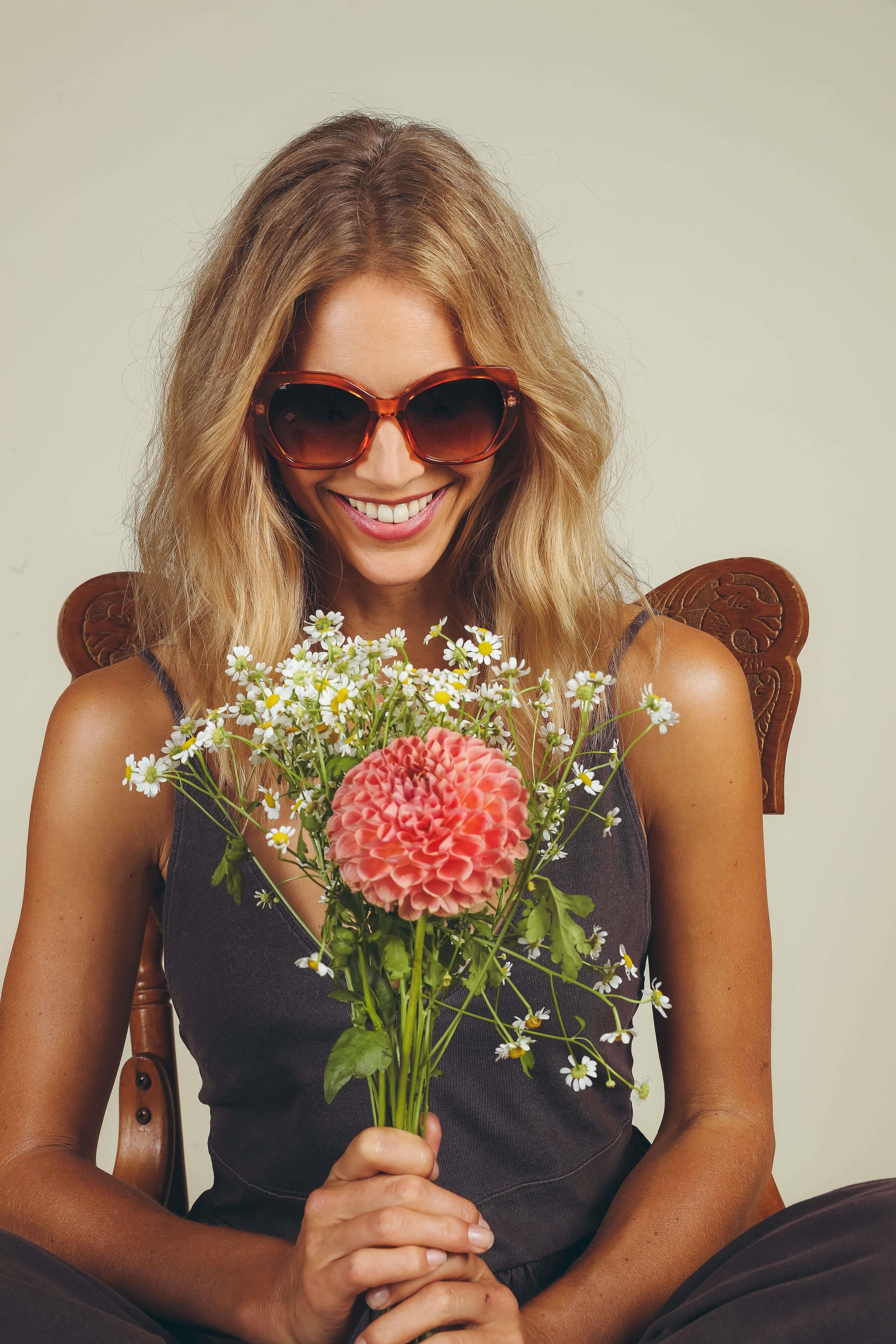 Brianna Sunglasses - Apricot