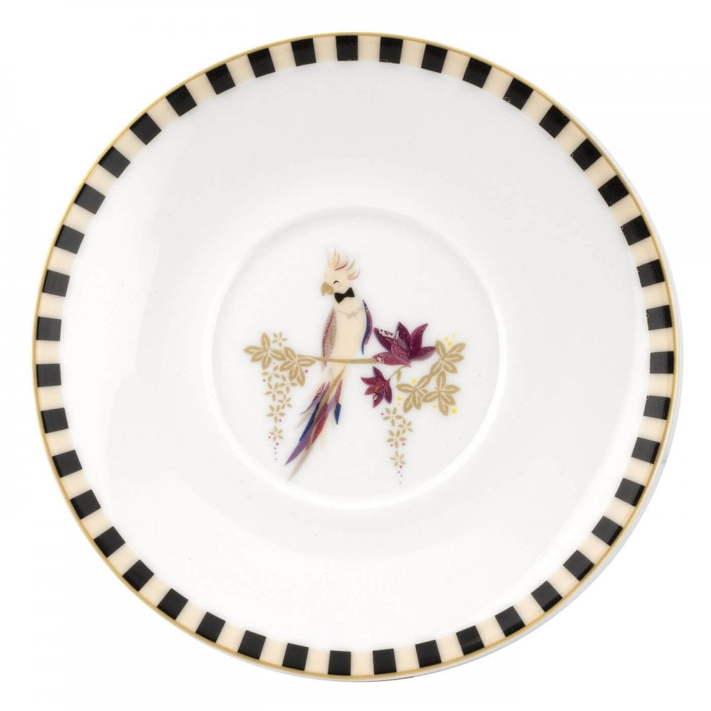 Tahiti Tea Cup & Saucer - Cockatoo
