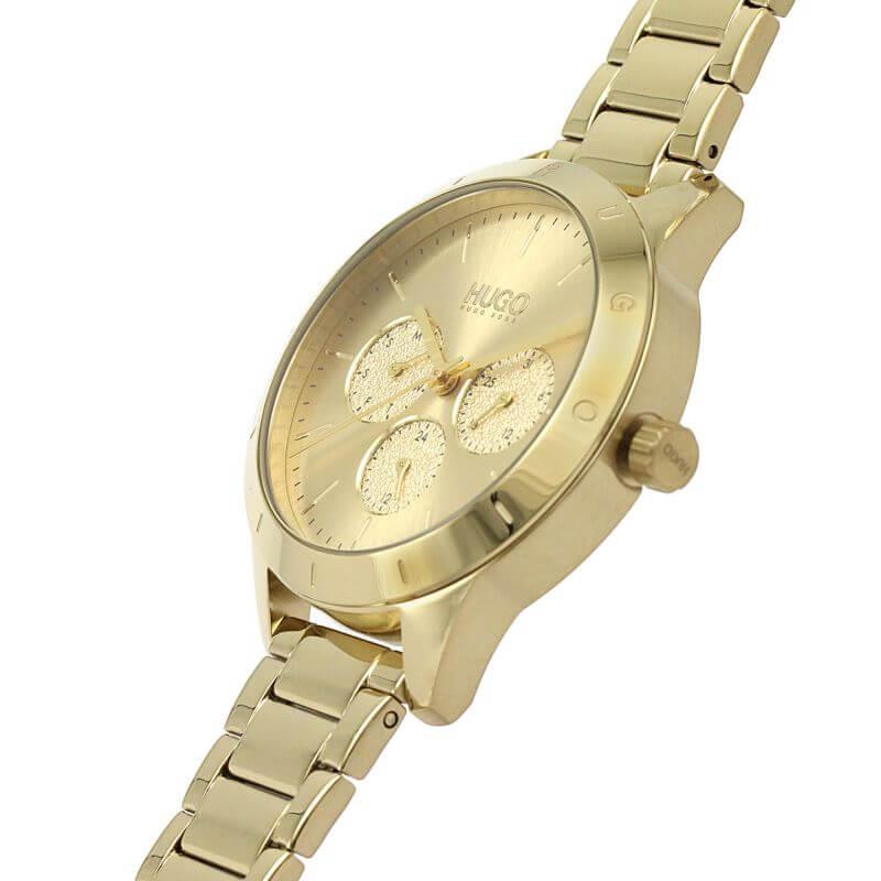 FRIEND Gold Dial & Bracelet Strap Womens Watch