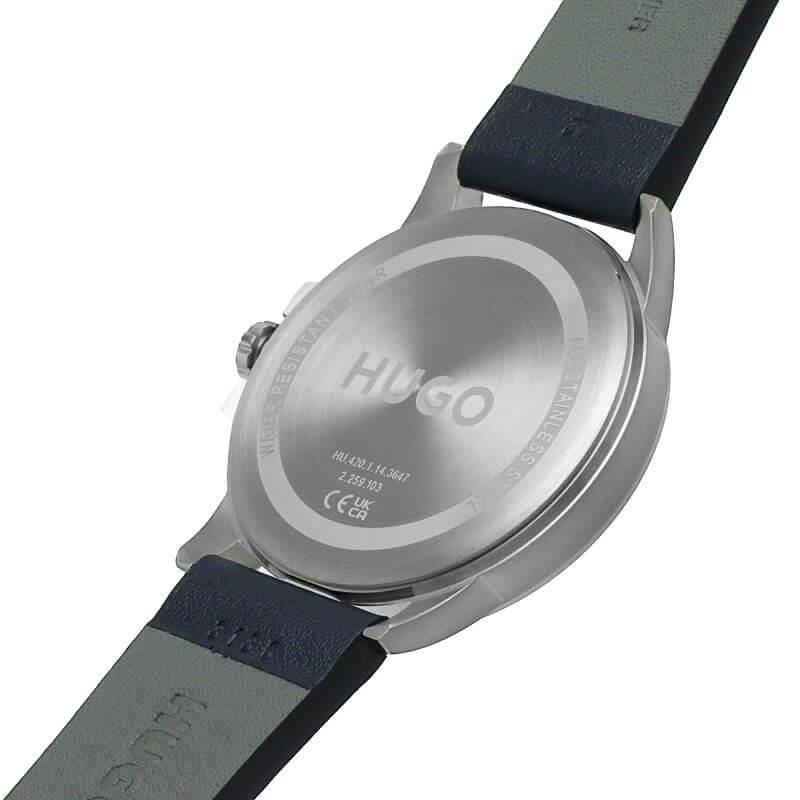 FIRST White Dial & Blue Leather Strap Gents Watch