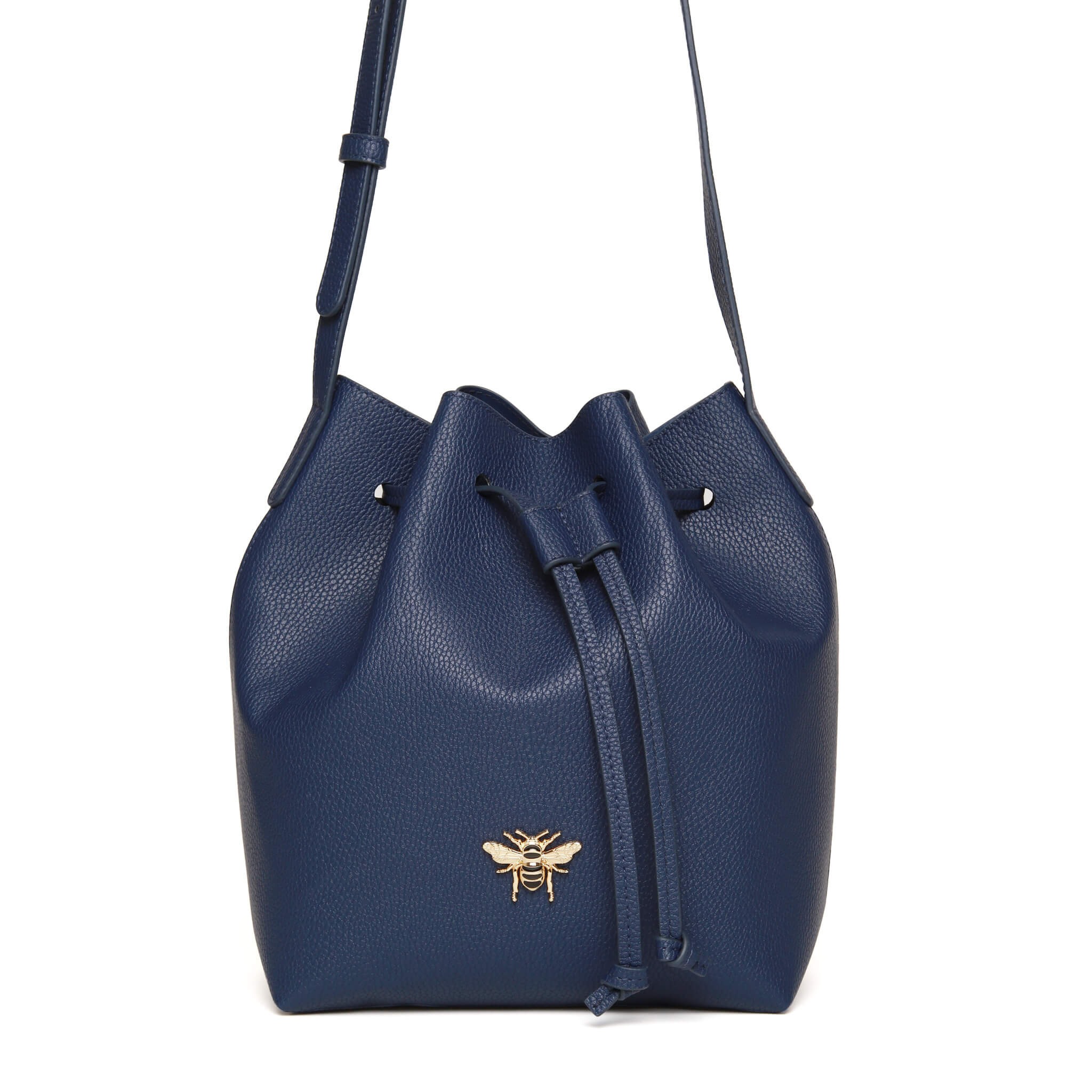 Bucket Cross Body Bag In Navy