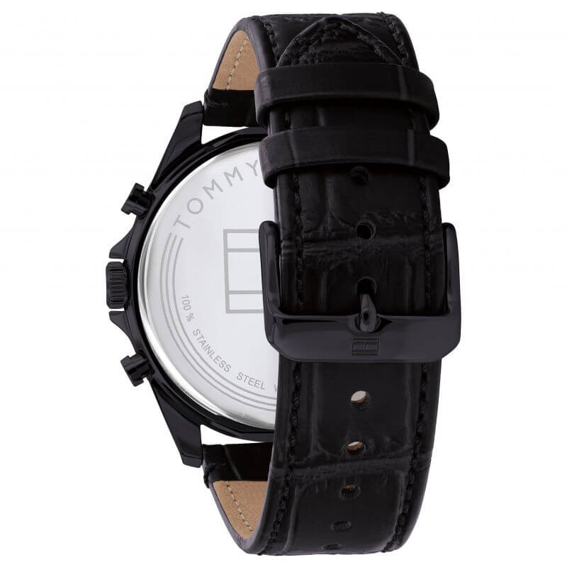 Baker Classic Ionic Plated Black Steel Gents Watch
