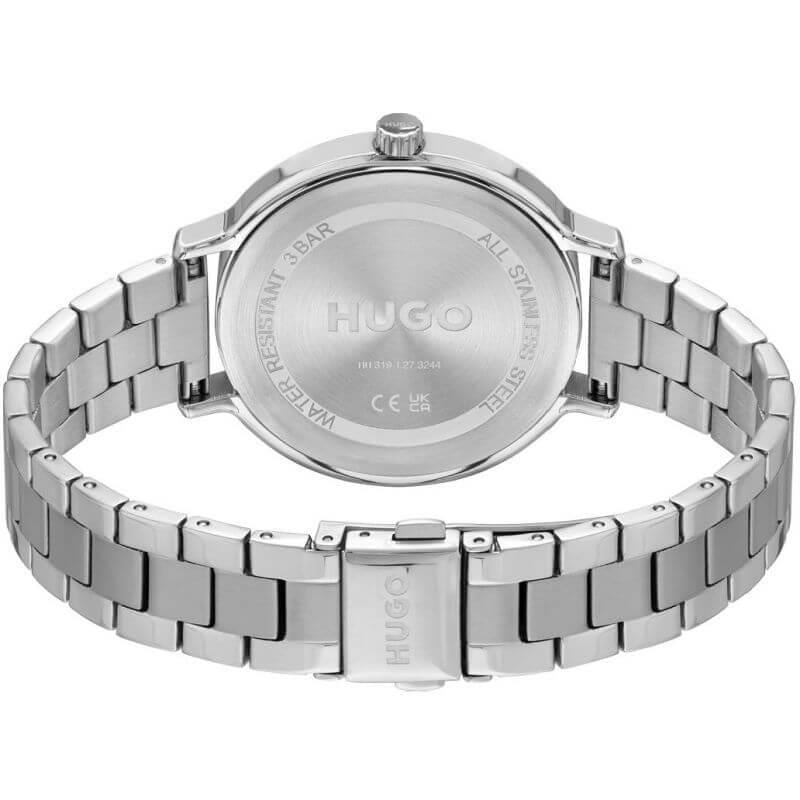 EDGY Purple Multifunctional Dial & Steel Bracelet Strap Ladies Watch