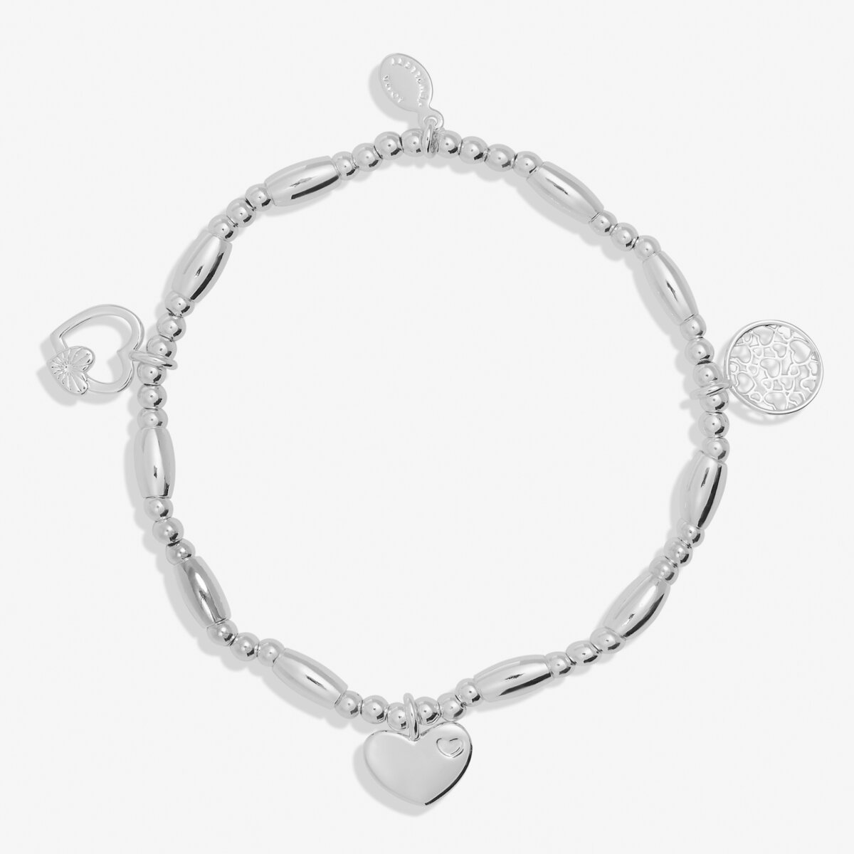 Life's A Charm 'Daughter' Silver Plated Bracelet