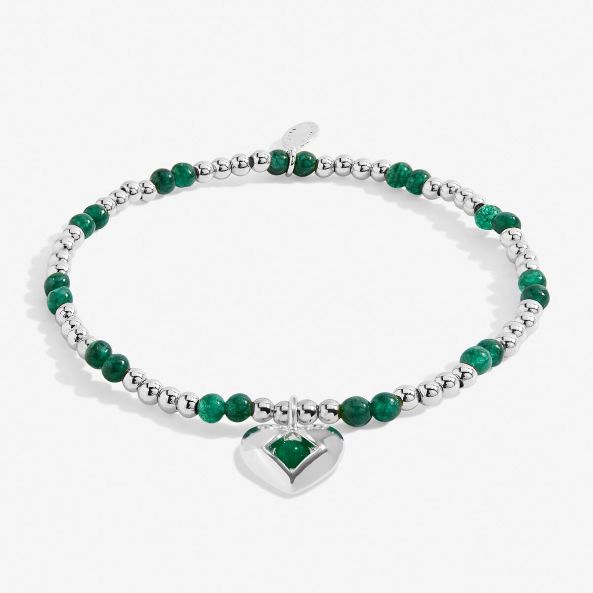 Birthstone A Little 'May' Silver Plated Bracelet