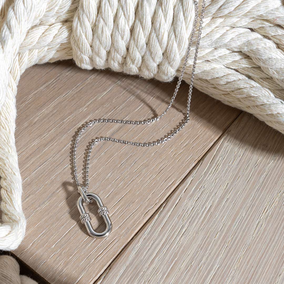 Marina Rope Bar Link Necklace