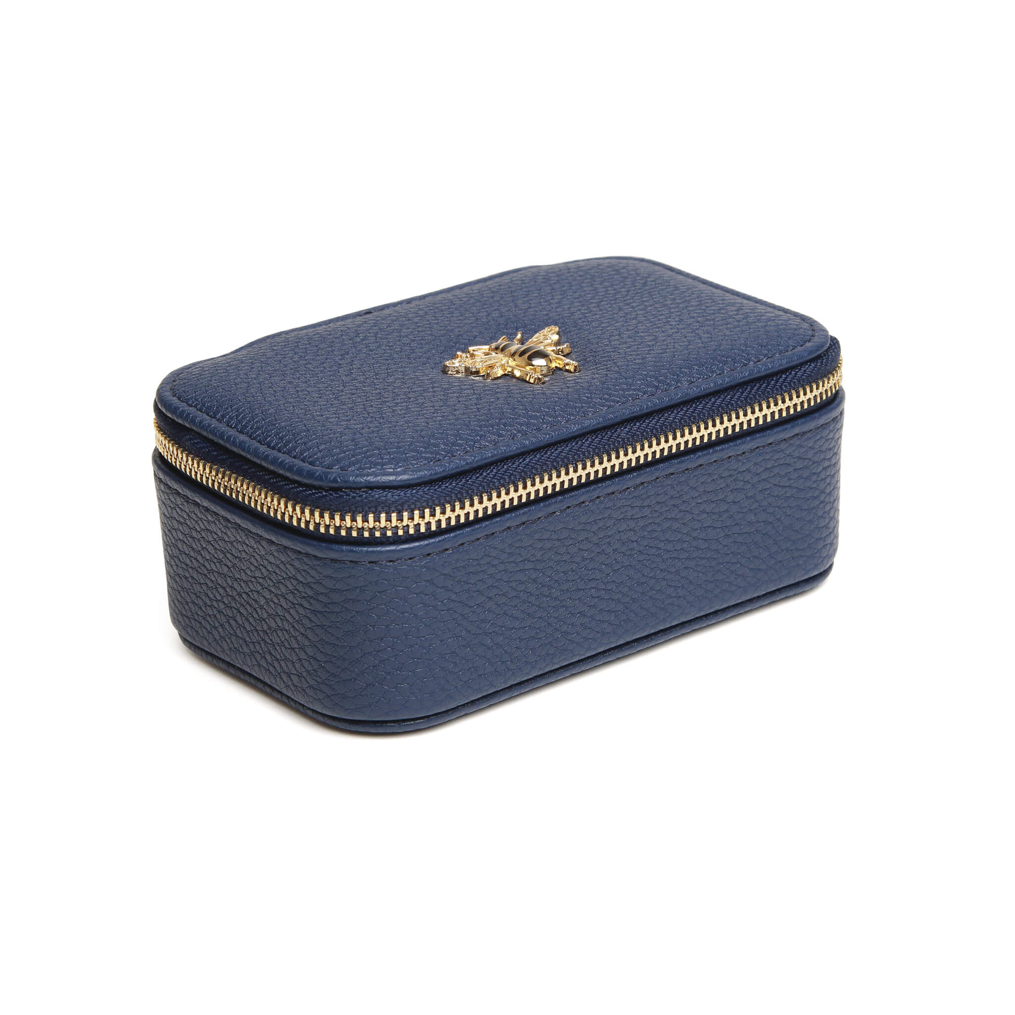 Mini Jewellery Box In Navy