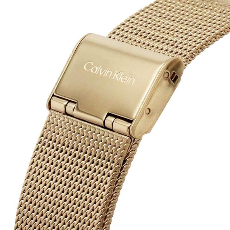 Iconic Rose Gold CK Dial & Mesh Strap Watch