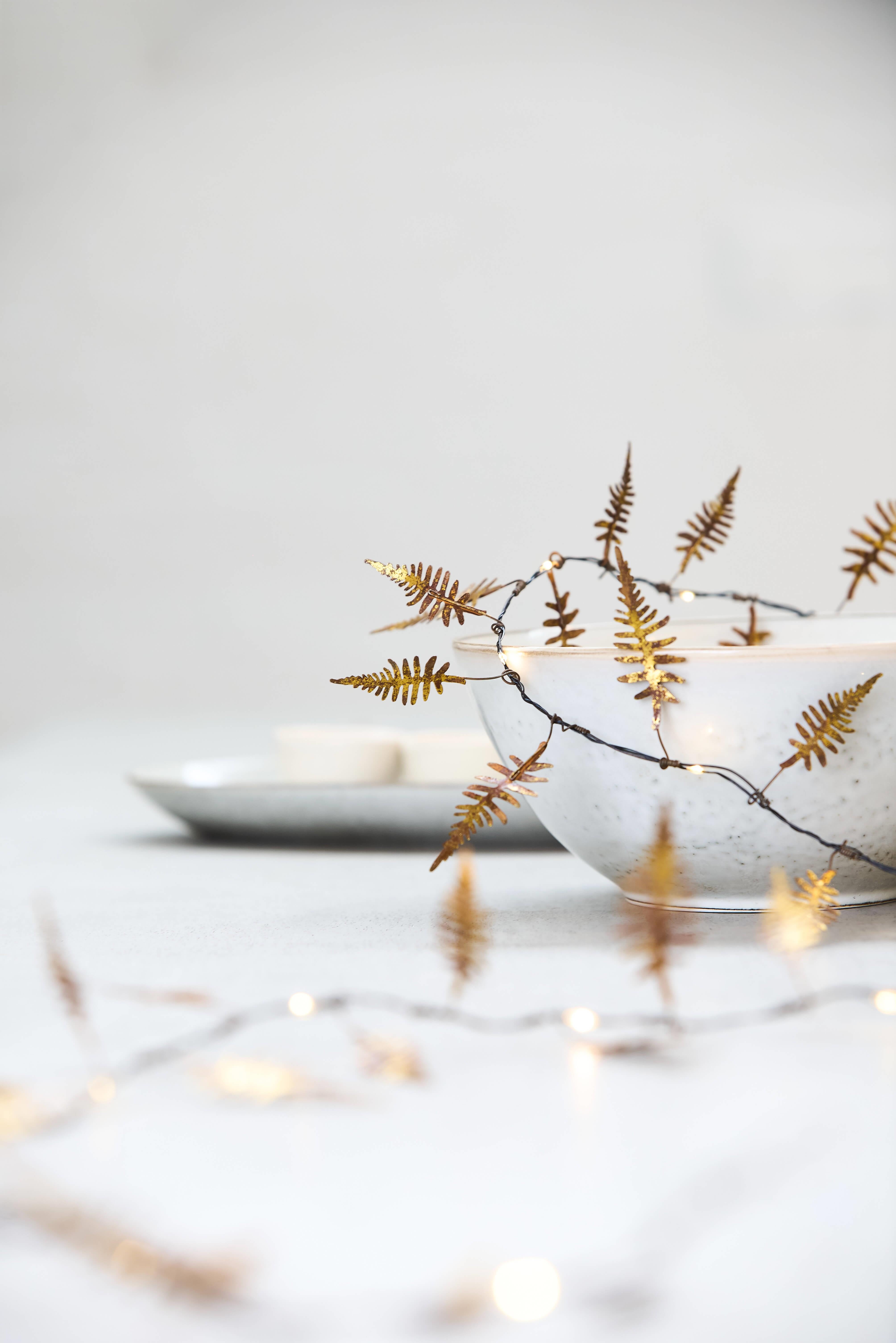 Gold Fern String Lights