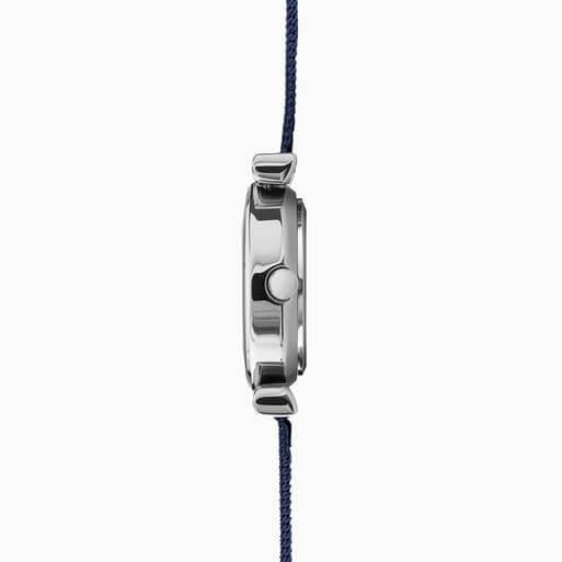 Ava Blue Dial With Alloy Case & Blue IP Mesh Bracelet Strap Ladies Watch