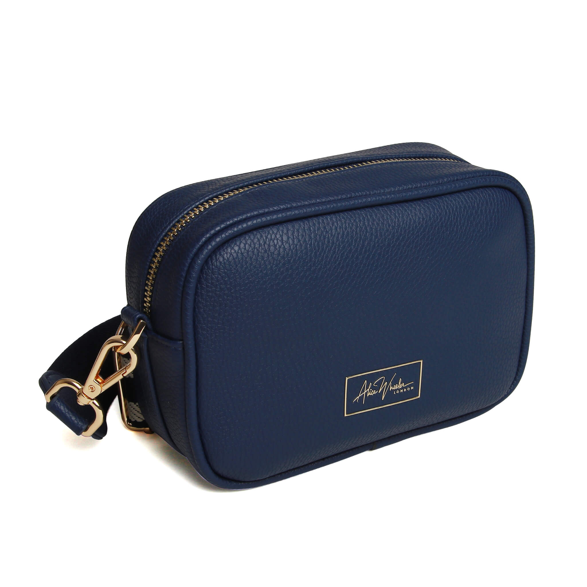 Mini Mayfair W Webbing Strap Bag In Navy