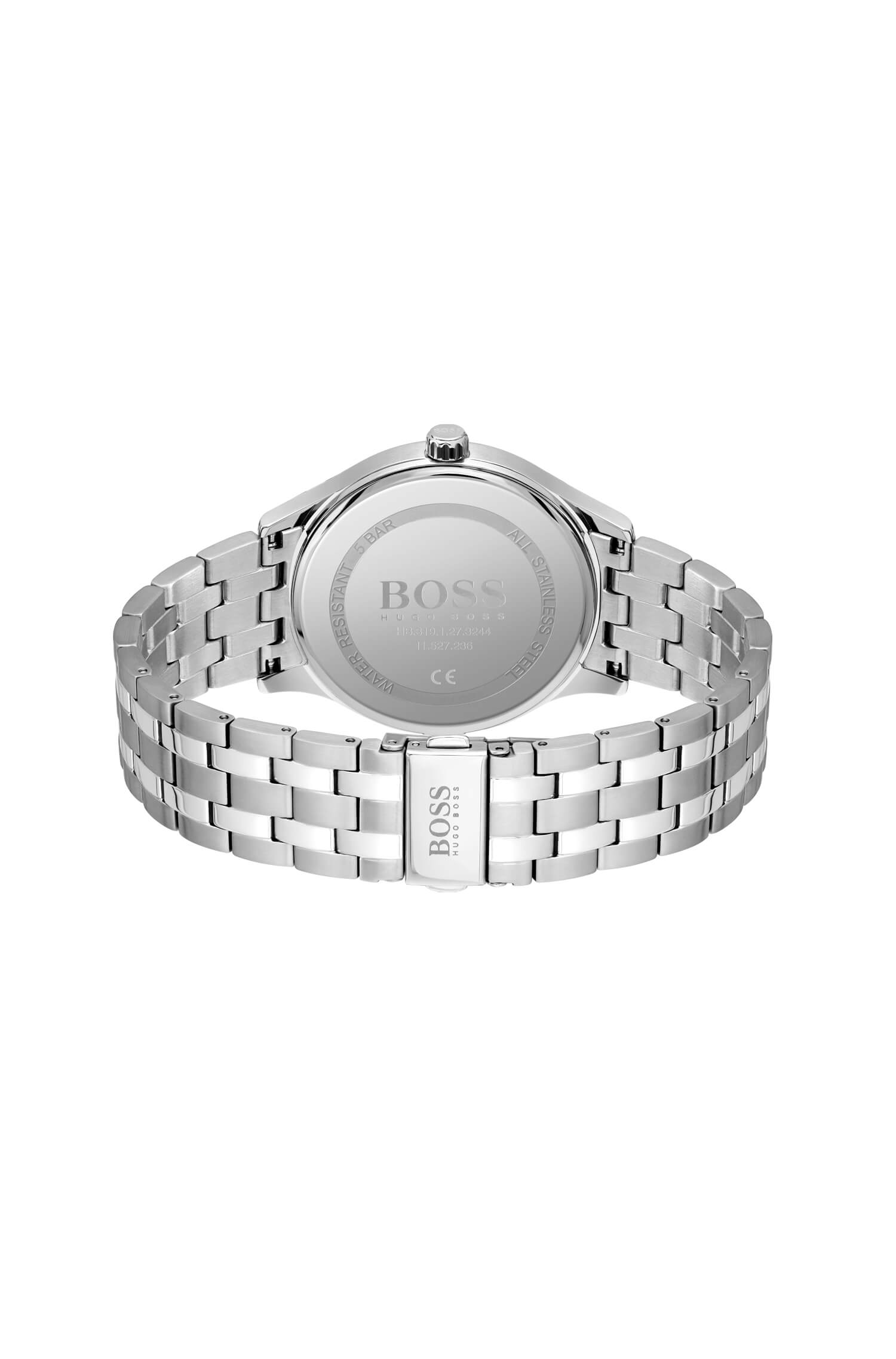 Elite Stainless Steel Blue Dial & Bracelet Strap Gents Watch