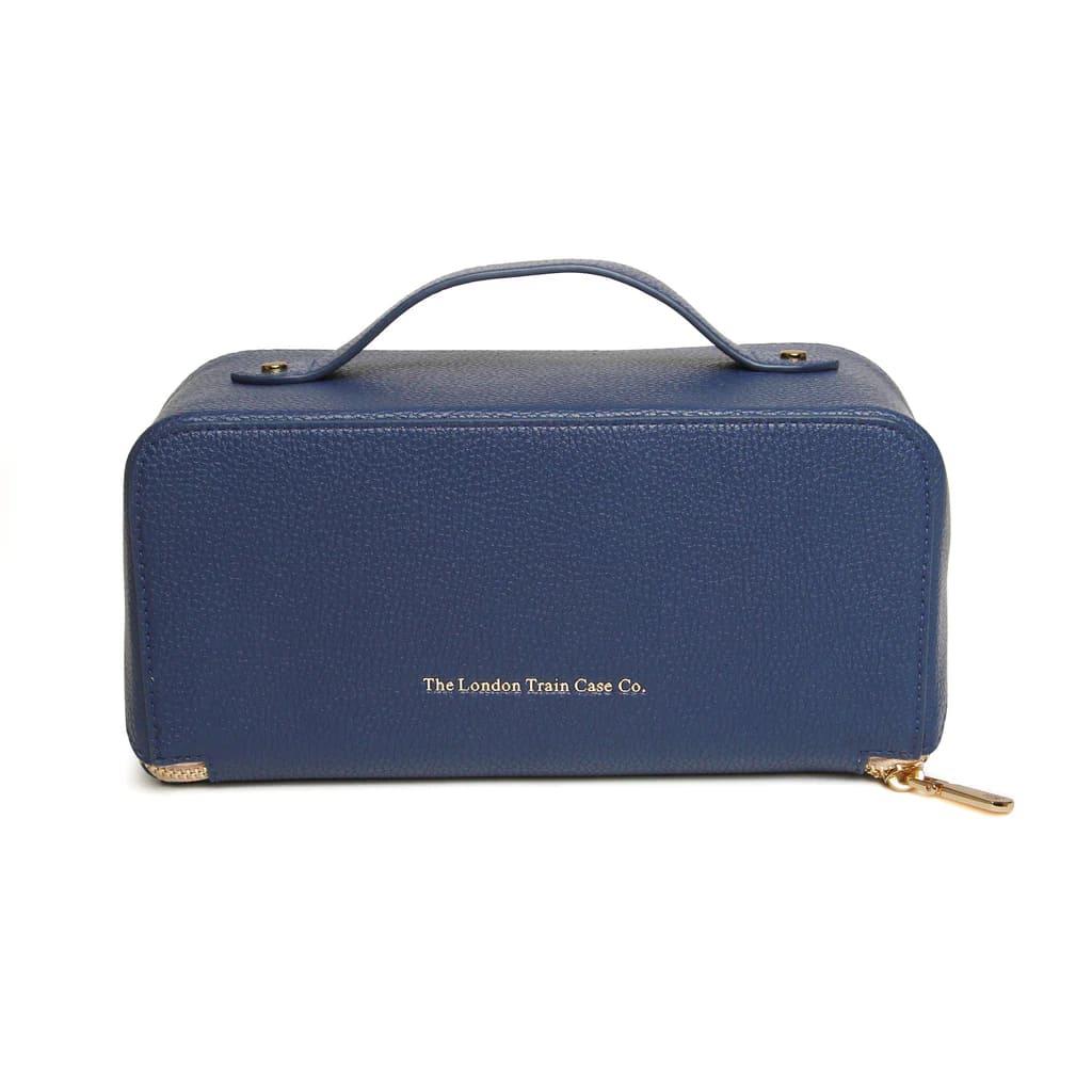 The London Train Case Co.- Navy & Stone Train Case
