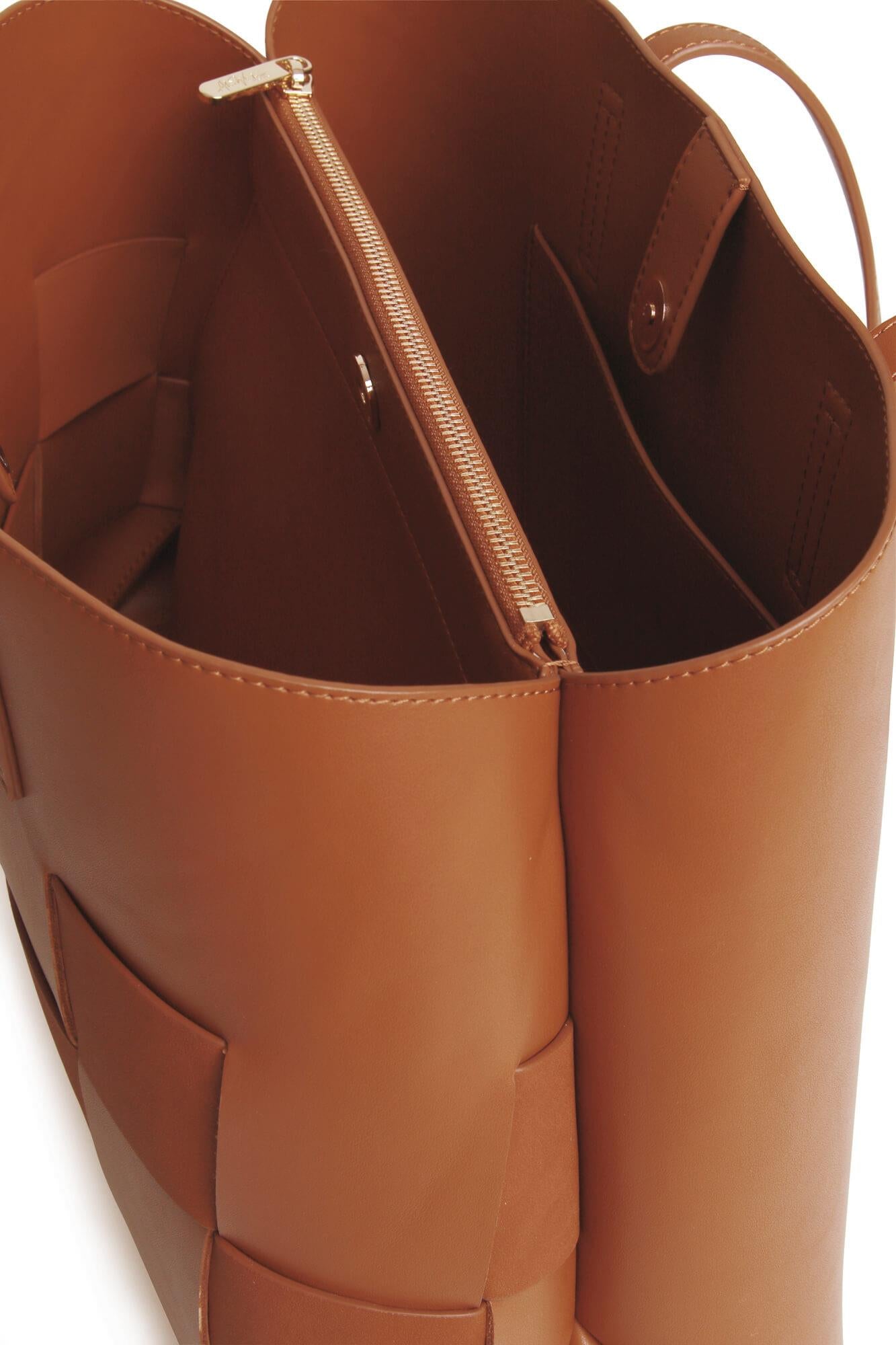 Milan Tote Bag In Tan