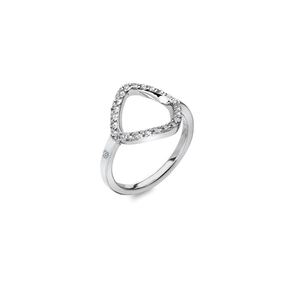 Behold White Topaz Statement Ring-Size N
